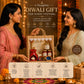 Pure Source India Diwali Pooja Gift Set with Roli Kumkum & Ghee Wicks Complete Diwali pooja and gifting combo (Red)