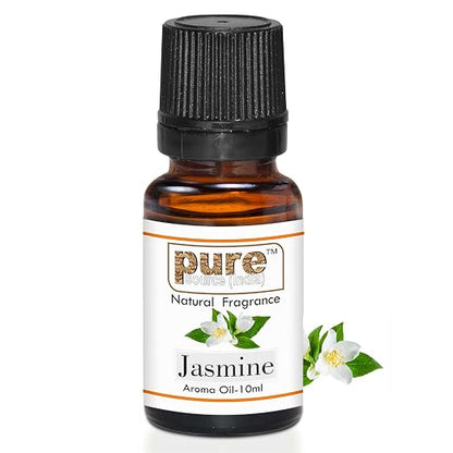 Pure Source India Jasmine Aroma Oil | Premium Fragrance Oil for Diffuser, Aromatherapy, Meditation, Candles, Soap Making, Humidifier & Home Air Freshener (Copy)