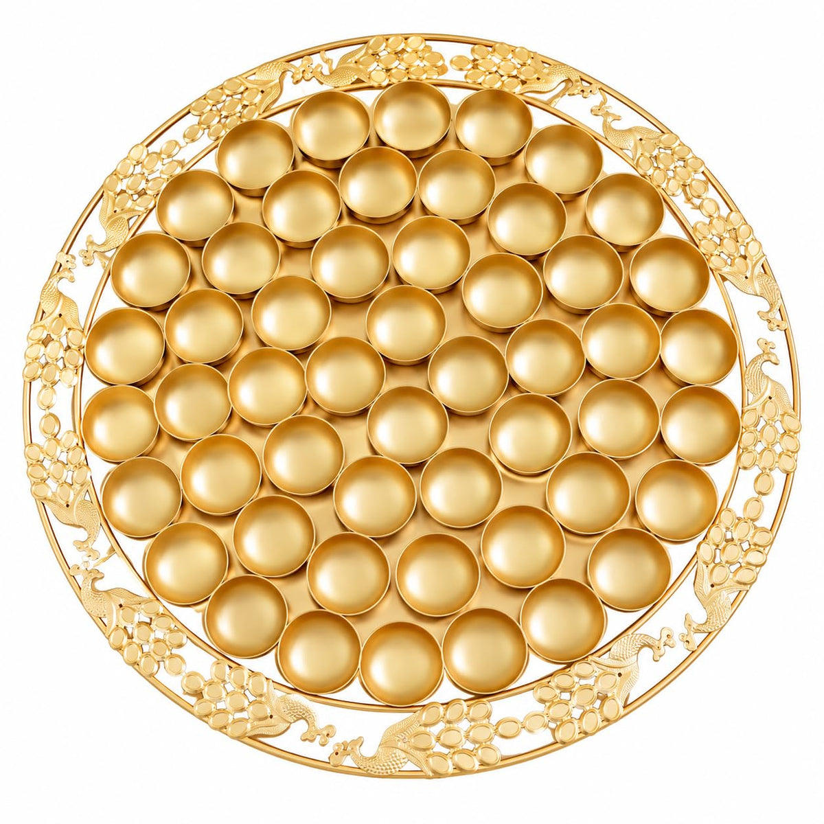 Pure Source India 56 Bhoog Thali for Home mandir Pooja & Religious Offerings