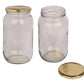 Pure Source India Glass Jar Container, with Airtight Lid, Suitable for Kitchen Stuff, Capacity-1 Ltr