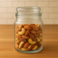 Pure Source India 500 ml Glass Jar Container with Airtight Lid | Wavy Design Storage Jar for Kitchen | Ideal for Dry Fruits, Snacks, Cookies, Spices & Multipurpose Use