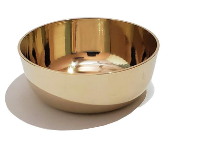 Pure Source India Bronze/Kansa Plain Bowl - 150ml, Gold