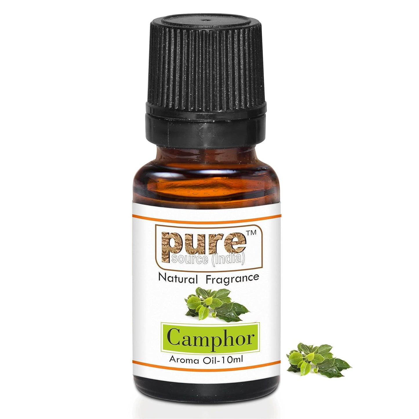 Pure Source India Camphor Aroma Oil | Premium Fragrance Oil for Diffuser, Aromatherapy, Meditation, Candles, Soap Making, Humidifier & Home Air Freshener