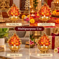 Pure Source India Brass Diya with Ganesh Leaf Frame for Home Temple, Daily Worship, Diwali Decoration & Gifting