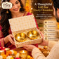 Pure Source India Brass Hammered Bowls Gift Set of 2 for Diwali, Housewarming, Pooja & Festive Gifting