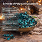 Pure Source India Teal Blue Unscented Potpourri – Natural Dried Flower for Home Décor, Wedding Table Styling, DIY Crafts & Essential Oil Blending