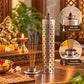 Pure Source India Stainless Steel Incense Stick Holder for Home Temple, Pooja Room and Meditation
