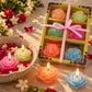 Pure Source India Lotus Floating Candles Set of 6 for Diwali Decor