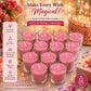 Pure Source India Glass Votive Candles, Pack of 12, (Scented - Apple Cinnamon)