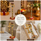 9 Inch Brass Peacock Diya for Pooja | Traditional Decorative Oil Lamp with Hanging Bell | Handmade Brass Deepam for Home Temple, Mandir, Diwali, Navratri & Housewarming Gift
