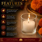 Pure Source India Pack of 4, Clear Tea Light Votive Glass Candle Holders – Perfect for Diwali, Weddings, Spa & Holiday Décor