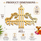 Brass Jai Shree Shyam Wall Hanging | Decorative Brass Wall Decor for Home Temple, Mandir Entrance & Living Room