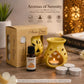 Pure Source India Ceramic Aroma Set (Yellow)