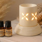 Pure Source India Electric Diffuser for Home (10 ml Aroma Oil Rose & Lavender Fragrance)