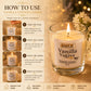 Pure Source India Votive Glass Scented Wax Candle Big Size Candles Combo Set for Home Decoration Aroma,50G, Pack of 4 (Scented - Vanilla)