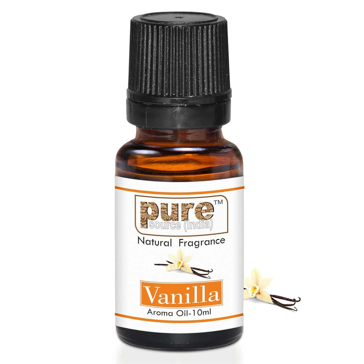 Pure Source India Vanilla Aroma Oil | Premium Fragrance Oil for Diffuser, Aromatherapy, Meditation, Candles, Soap Making, Humidifier & Home Air Freshener