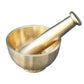 Pure Source India Kitchen Khalbatta Okhli Masher, Mortar And Pestle Set, (Extra Deep Bowl)