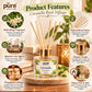 Pure Source India Reed Diffuser Gift Set | Luxury Home Fragrance Gift Hamper for Diwali, Birthday & Housewarming