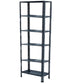 Iron Matte Finish (2 X 1 X 5 FT) (6 Shelf) Adjustable Display Rack for Home Office & Gym Use