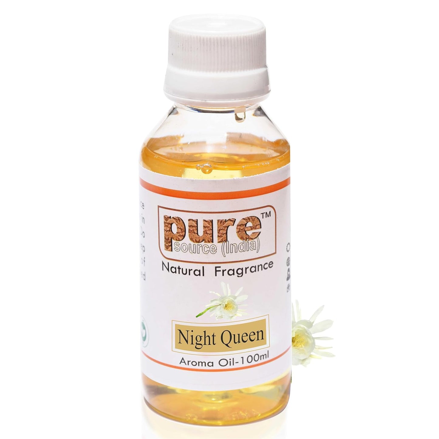 Pure Source India Night Queen Aroma Oil | Premium Fragrance Oil for Diffuser, Aromatherapy, Meditation, Candles, Soap Making, Humidifier & Home Air Freshener
