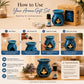 Pure Source India Ceramic Aroma Set (Blue)