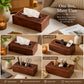 Pure Source India Handmade Wooden Tissue Napkin Holder Box, Decorative Wood Intricate Carvings Facial Napkins Holder Box for Dining Table, Kitchen, Home