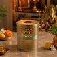 Pure Source India Akhand Jyot Wind Protector | Akhand Deep Diya Cover | Metal Deepak Flame Safety Guard for Puja Mandir