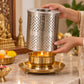 Pure Source India Stainless Steel 5 Inch Wind Protector Cover for Akhand Jyot | Safety Guard for Temple, Puja Room & Outdoor Use