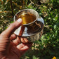 Pure Source India Brass Lota for Puja | Brass Kalash 500 ML | 4 Inch Gold Finish Traditional Pooja Lota | Hindu Religious Pooja Item for Home Temple & Decoration