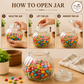 Pure Source India 3Ltr Garlic Airtight Glass Jar,