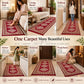 Pure Source India Maroon Cotton Yoga Mat for Women and Men, 2X6 feet, 3mm thick, Light Weight, Machine Washable, Home Exercise