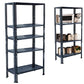 Iron Matte Finish (2 X 1 X 5 FT) (5 Shelf) Adjustable Display Rack for Home Office & Gym Use