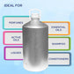 Aluminum Empty Bottle 25 Ltr. with Inner Lid & Cap – Ideal for Essential Oils, Oil Blends, Cosmetics and Liquid Storage