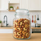 1000ml Glass Storage Jar with Airtight Lid | Kitchen Organizer for Spices, Pickles, Dry Fruits, Sugar & Snacks
