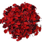 Pure Source India Red Unscented Potpourri – Natural Dried Flower for Home Décor, Wedding Table Styling, DIY Crafts & Essential Oil Blending