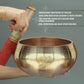 Pure Source India - 5 inches -Singing Bowl Set Singing bowl Mallet Meditation Sound Bowl Musical Instrument for Stress Relief and Meditation Music Gold