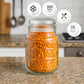 Pure Source India 500ml Glass Jar with Airtight Lid | Square Pattern Design | Kitchen Organizer for Spices, Pickles, Dry Fruits, Sugar & Snacks