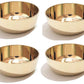 Pure Source India Bronze/Kansa Plain Bowl - 150ml, Gold