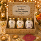 Pure Source India Scented Candle Gift Set of 3 | Vanilla, Mandarin & Lavender | 75g Each | Fragrance Candles for Home, Living Room & Gifting