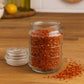 Pure Source India 500ml Glass Jar With Air Tight Glass Lid for Kitchen Storage Pickle Jar Round Glass Jar Sauce Jar Jam Jar