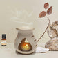 Pure Source India Regular Ceramic Aroma Burner Coming with 1 pc Free Candles