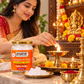Pure Source India 100% Pure Natural Camphor Slab 50g | Long Burning Camphor for Pooja, Aarti & Home Fragrance