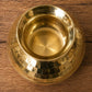Pure Source India Diamond Cut Brass Lota for Puja | Brass Kalash 500 ML | 4 Inch Gold Finish Traditional Pooja Lota | Hindu Religious Pooja Item & Home Temple Decoration