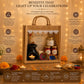 Pure Source India Diwali Pooja Gift Set with Roli Kumkum & Ghee Wicks (Black)