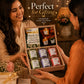 Pure Source India Premium Scented Candle Gift Box Set of 6 (50g Each) | for Home Décor, Diwali, Bedroom, Spa, Meditation & Gifting (Lemongrass, Lavender & Rose)