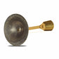 Pure Source India Heavy Weight Brass Taper Candle Stand, 4.5 Inch Gold Candle Holder | Traditional Brass Candle Stand for Home Decor, Table Decoration, Diwali, Wedding & Gifting