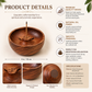 Wooden Round Incense Stick Holder |Agarbatti Stand| Incense Burner, Incense Ash Catcher for Temple, Home & Office (3.7 INCH)