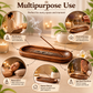 Natural Wood Incense Holder and Ash Catcher