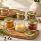 Pure Source India Round Mini Glass Jar with Airtight Cap - 20 Gram