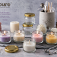 Pure Source India Round Mini Glass Jar with Airtight Cap - 20 Gram
